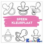 Speen-kleurplaat