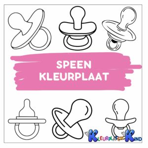 Speen-kleurplaat