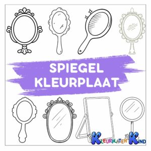 Spiegel-kleurplaat