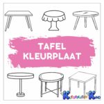 Tafel-kleurplaat
