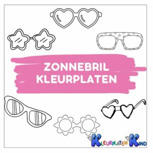 Zonnebril-kleurplaten