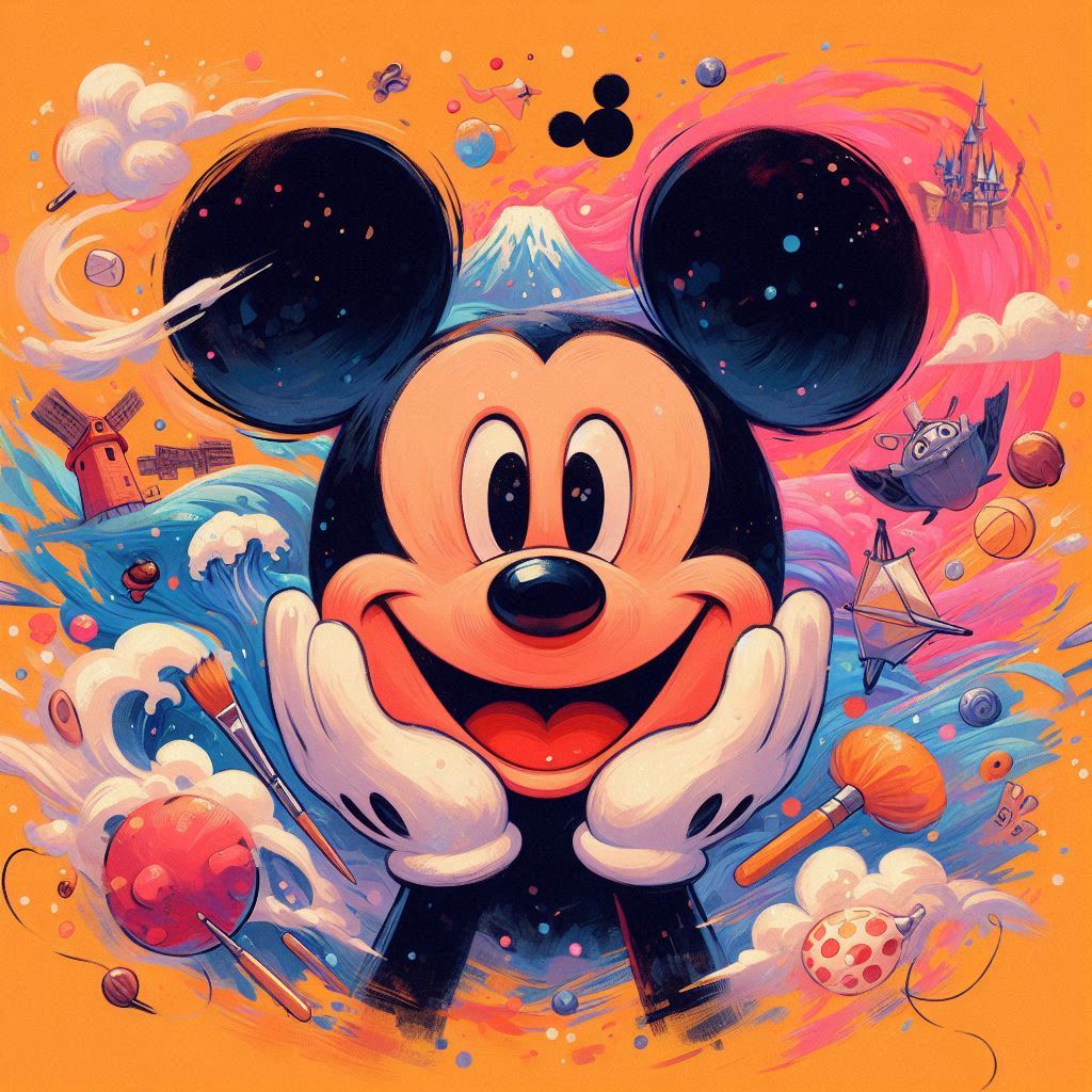 Mickey Mouse kleurplaten