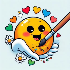 Kleurplaten smiley