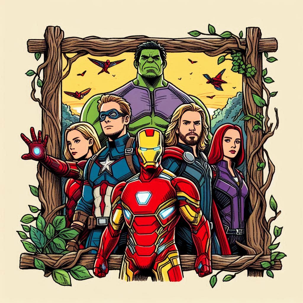Avengers kleurplaten