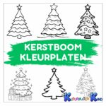 kerstboom-kleurplaten