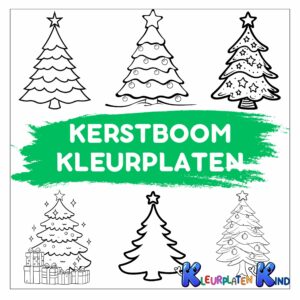 kerstboom-kleurplaten