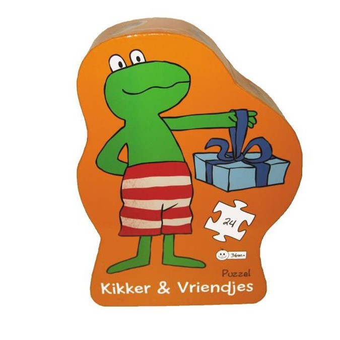 Kleurplaat Kikker en zijn vriendjes