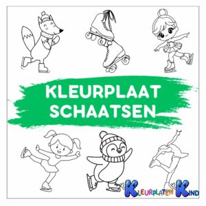 kleurplaat-schaatsen