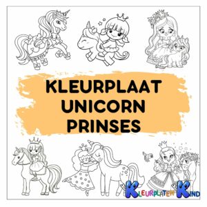 kleurplaat-unicorn-prinses