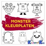 monster-kleurplaten