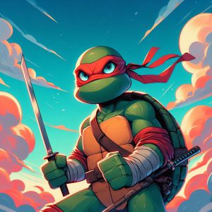 Ninja Turtles kleurplaten