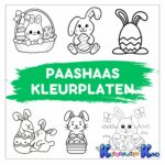 paashaas-kleurplaten