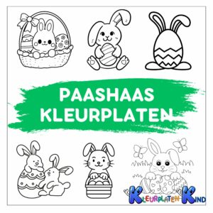 paashaas-kleurplaten