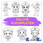 politie-kleurplaten