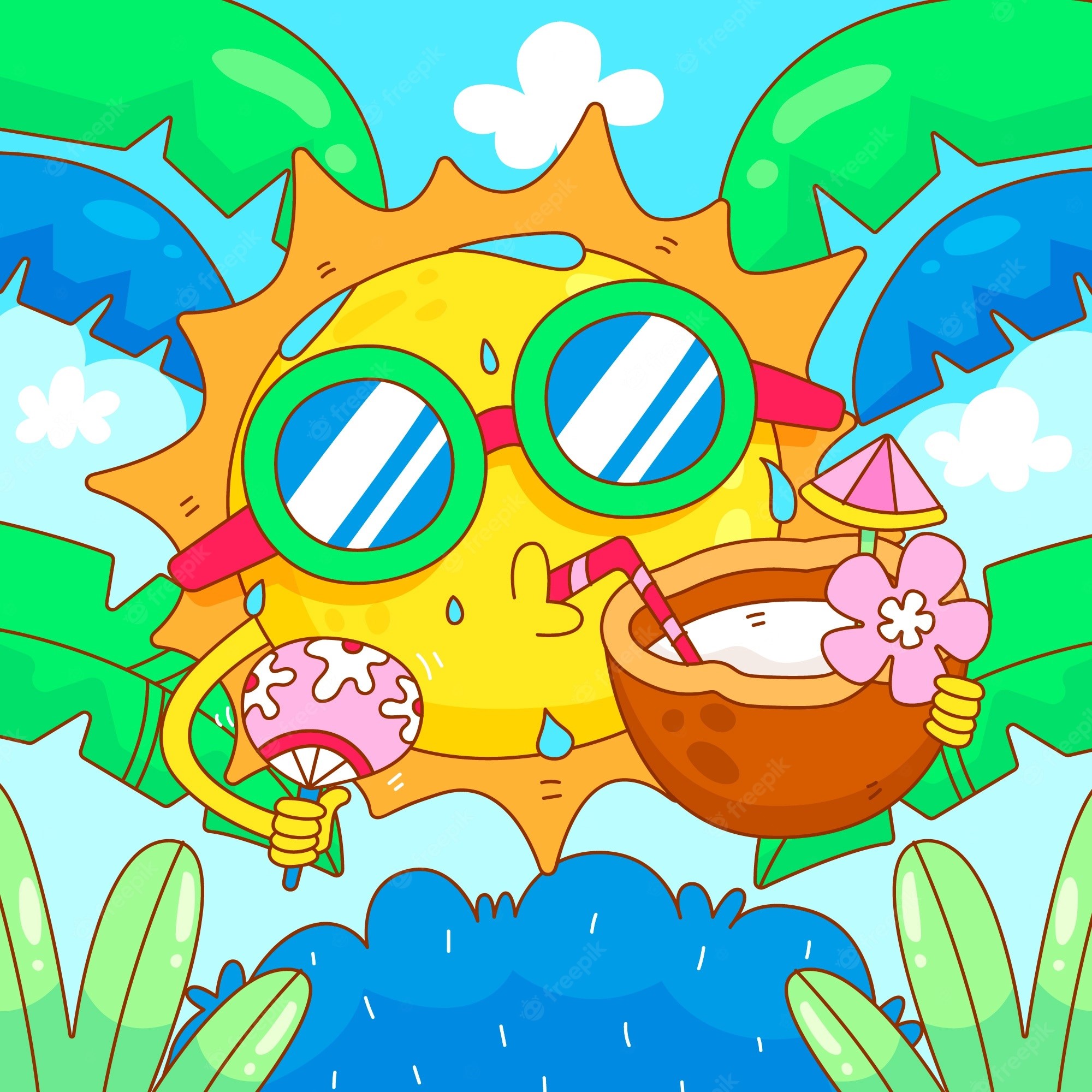 Zomer kleurplaten