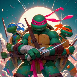 TMNT kleurplaten