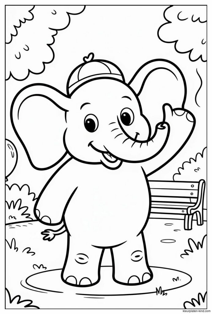 benjamin-blumchen-kleurplaat-waarin-hij-vrolijk-met-zijn-rode-pet-zwaait-29653ac9-0912-42db-b6a2-089fb3f2178d.png