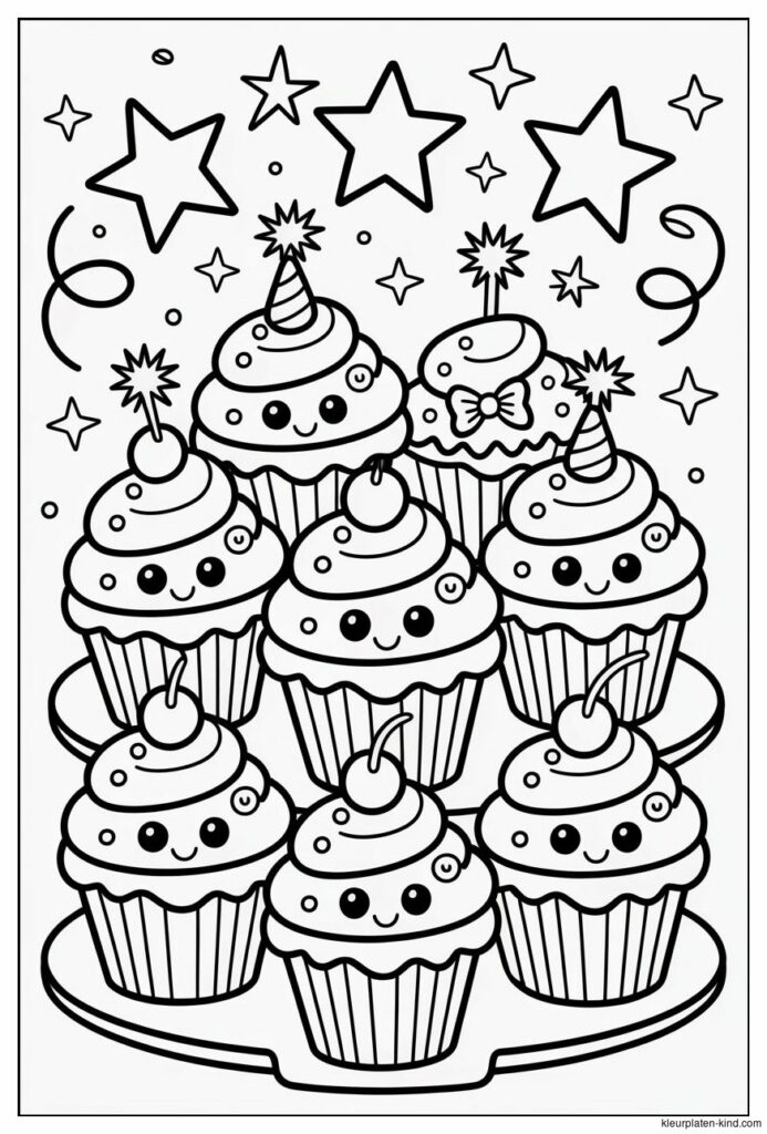 cupcake-kleurplaat-met-feestelijke-cupcakes-en-sterretjes-eromheen-1a8f9672-627a-4489-ad59-3890390b5168.png