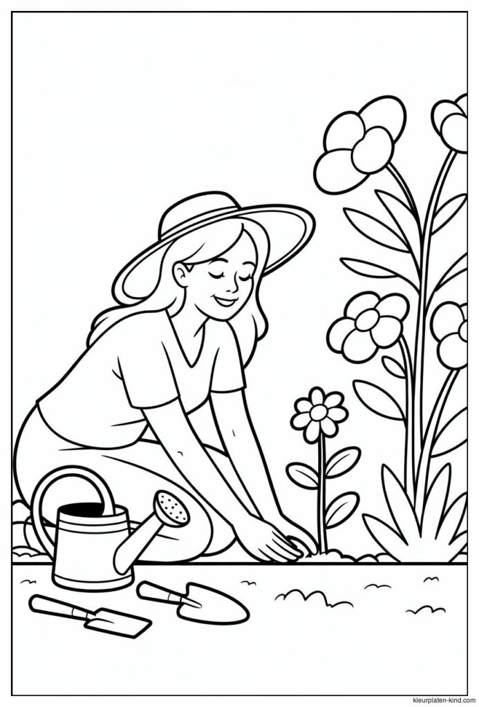 een-vrouw-die-in-de-tuin-bloemen-plant-met-een-hoed-op-afde07ca-de5f-4590-bbbf-6529aee0c524.png