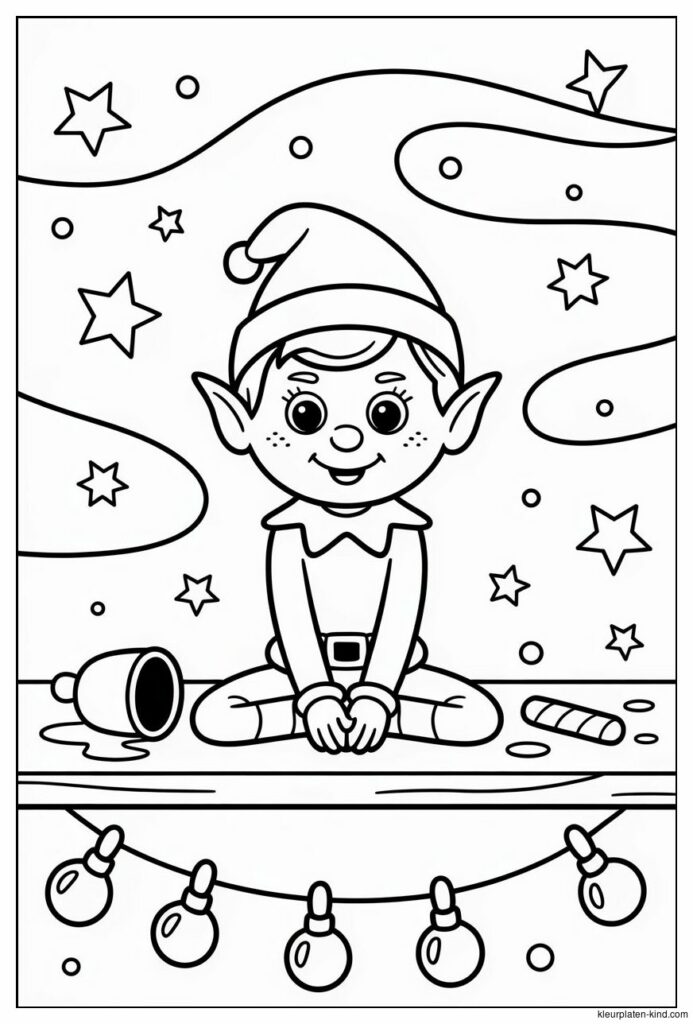 elf-on-the-shelf-kleurplaat-waarin-de-elf-ondeugend-op-een-plank-zit-da673297-73ac-4147-858f-d26ae1b60861.png