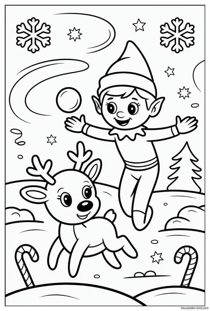 elf-on-the-shelf-kleurplaat-waarin-de-elf-samen-met-rendieren-speelt-ed00837e-02cf-4095-9c36-b22140c30b6f.png