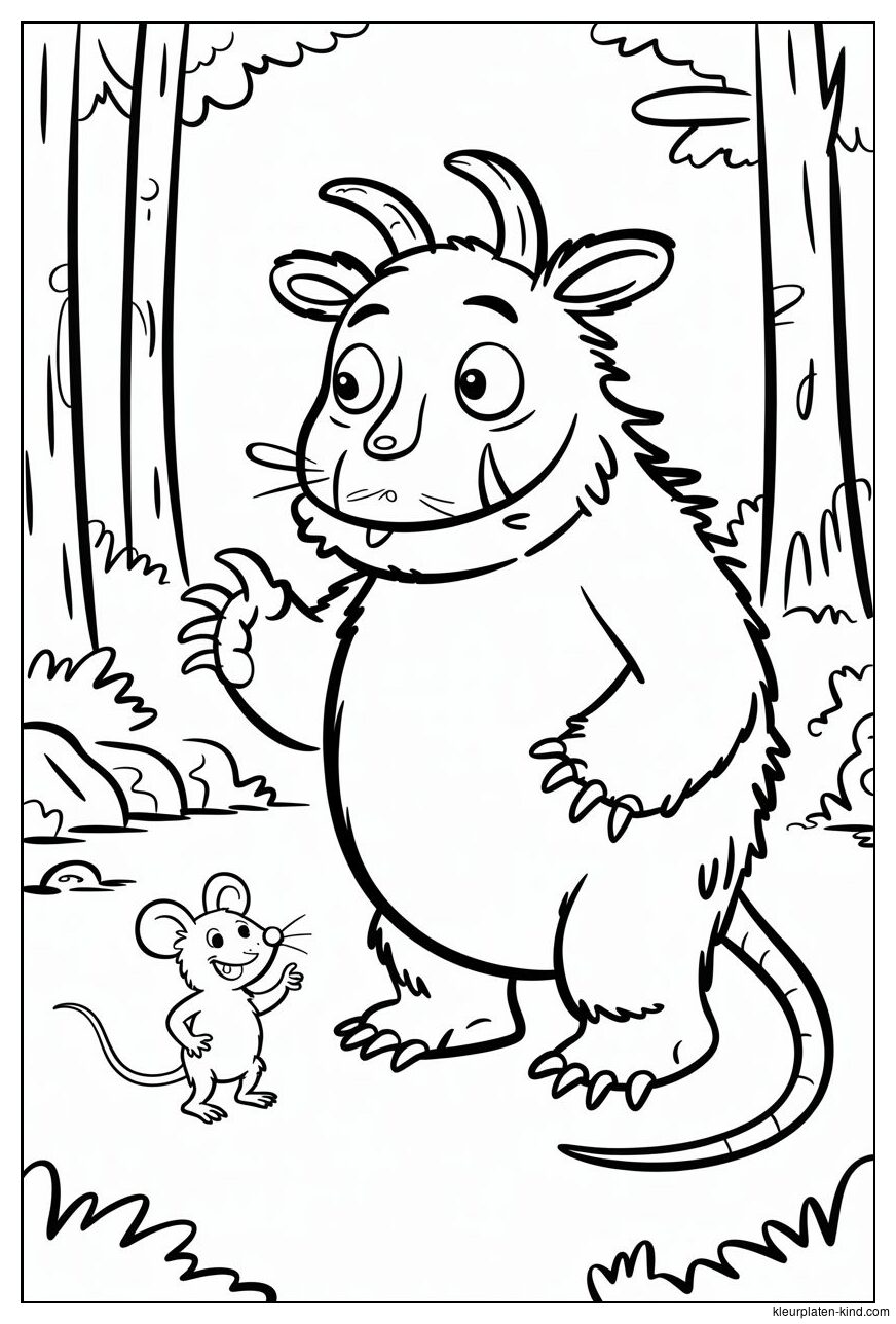 27 Gruffalo coloring page cute - Gruffalo Kleurplaat Met De Kleine Muis Die Hem Slim Te Slim Af Is D00adeb8 0b28 4124 Bb2c 228379c8f209