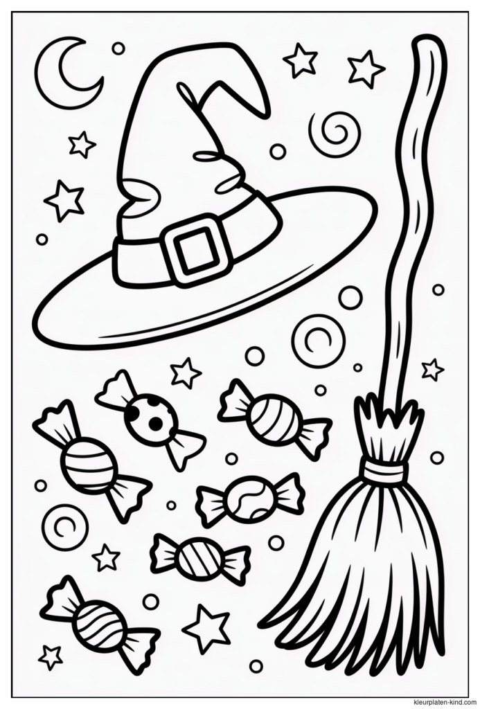 halloween-kleurplaat-met-een-heksenhoed-snoepjes-en-een-bezemsteel-4ee08777-45e0-49d7-a04a-cdcee12c5d95.png