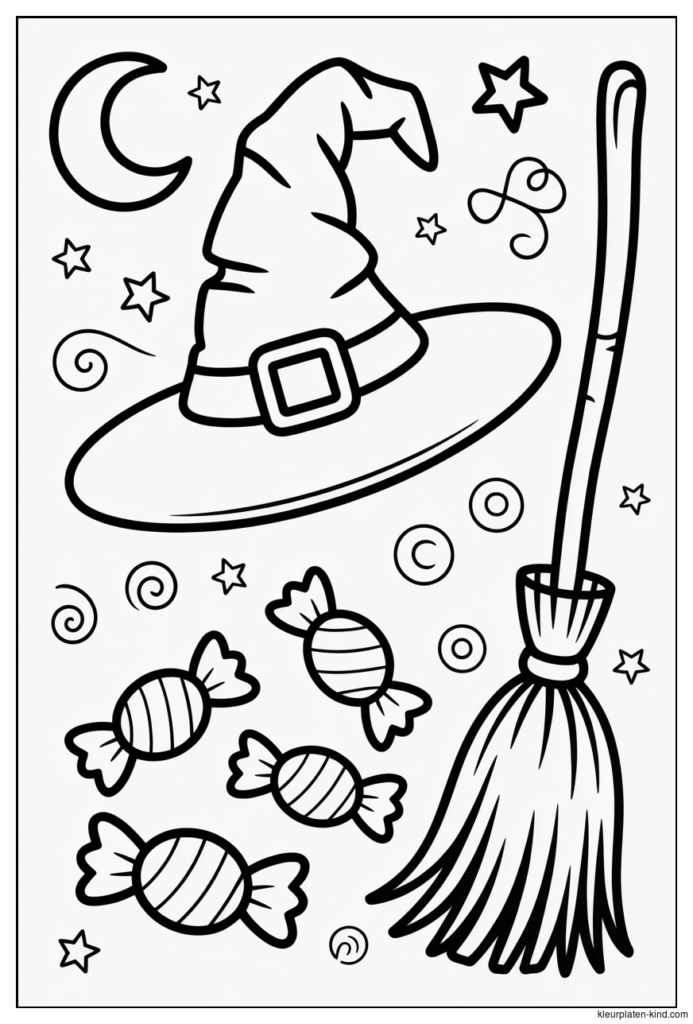 halloween-kleurplaat-met-een-heksenhoed-snoepjes-en-een-bezemsteel-80d836cd-1f8b-4650-a84c-737f5f1c10ff.png