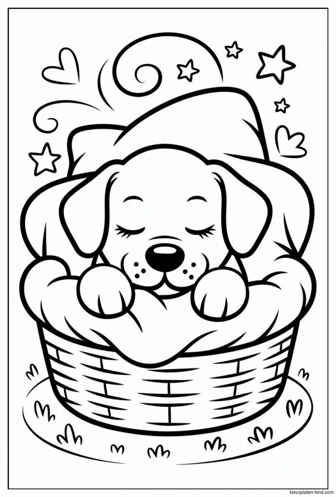 honden-kleurplaat-waarin-een-hond-in-een-mandje-ligt-te-slapen-01176372-3b31-46aa-8f0b-b56279e7696a.png