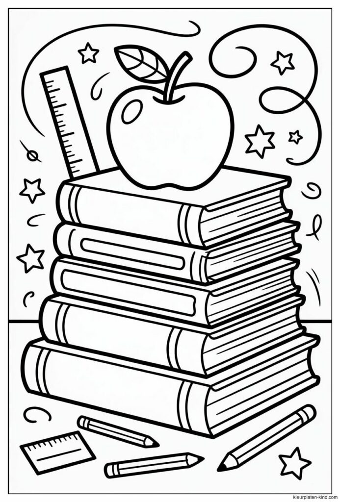 kleurplaat-met-een-stapel-boeken-een-appel-en-een-liniaal-als-schoolspullen-ca6066ca-72bb-4cd7-b34e-60b70c745cc9.png