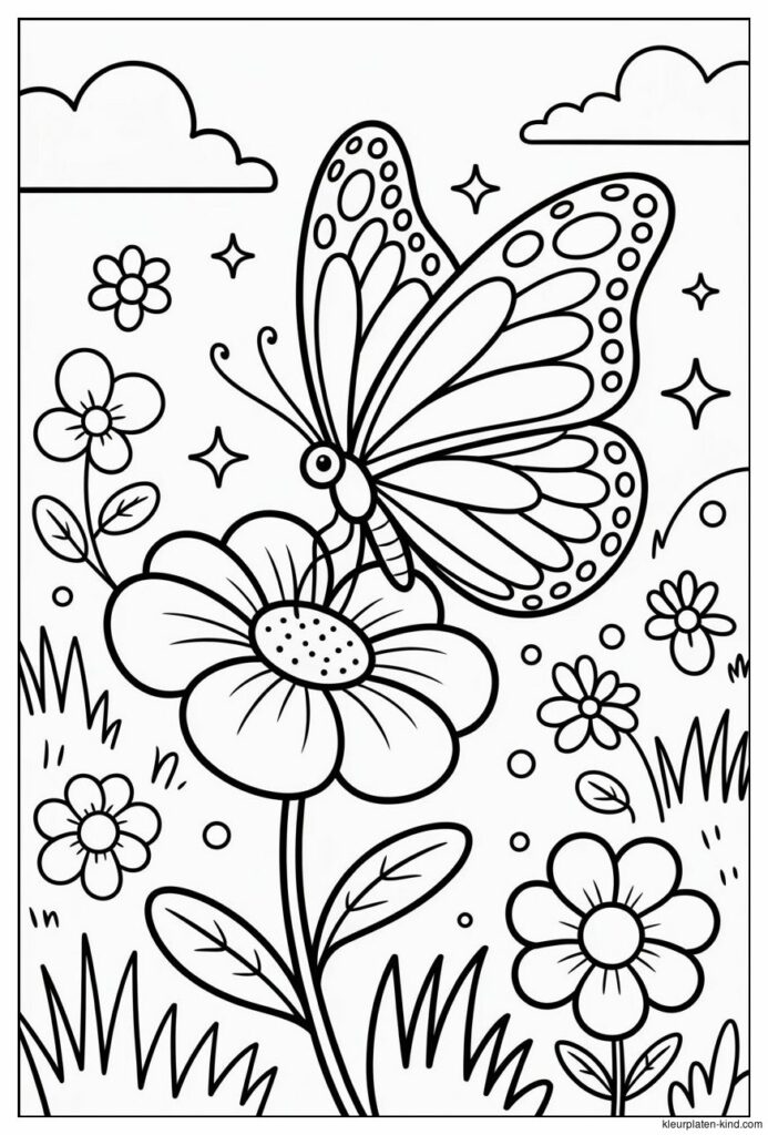 kleurplaat-met-een-vlinder-die-op-een-bloem-zit-in-de-tuin-3a6caf92-91e7-42a5-afaa-b0fa54b459f2.png