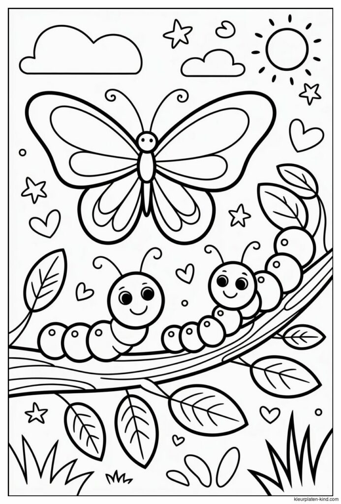 kleurplaat-met-een-vlinder-en-rupsen-samen-op-een-tak-c401b506-ff85-4ce5-8eb2-1803f75cc773.png