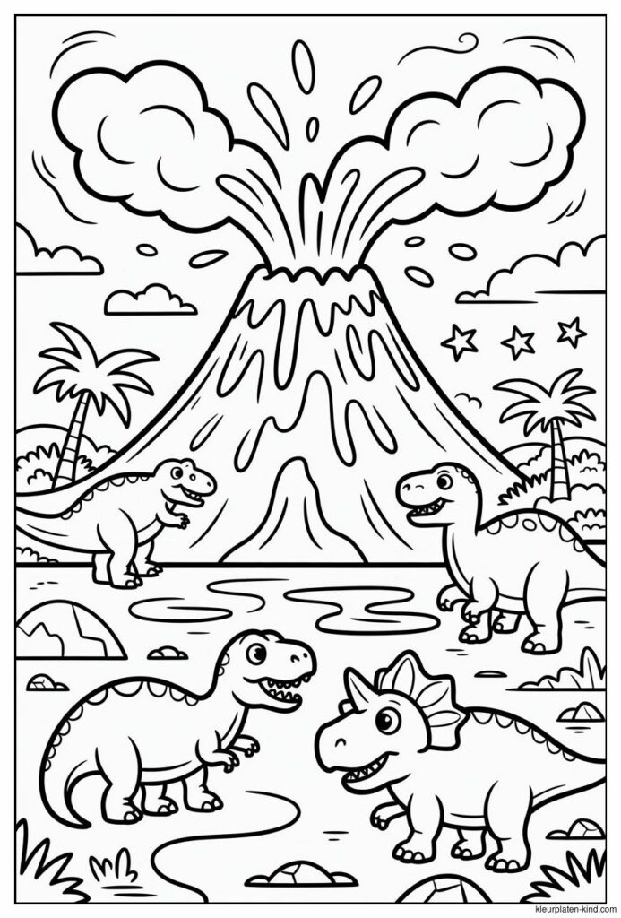 kleurplaat-met-een-vulkaanuitbarsting-en-verschillende-dinosaurussen-op-de-achtergrond-211e4978-abcb-455c-b4f8-5ed56f0e91d3.png