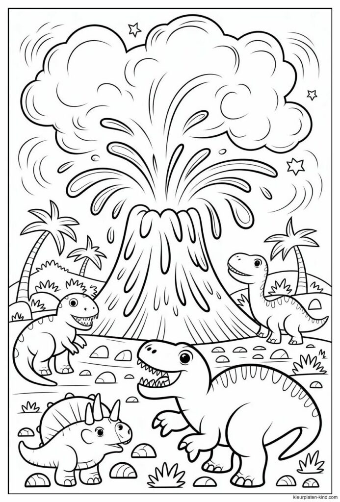 kleurplaat-met-een-vulkaanuitbarsting-en-verschillende-dinosaurussen-op-de-achtergrond-558621b2-3ac8-4f91-9f0e-a61dc763e5c7.png