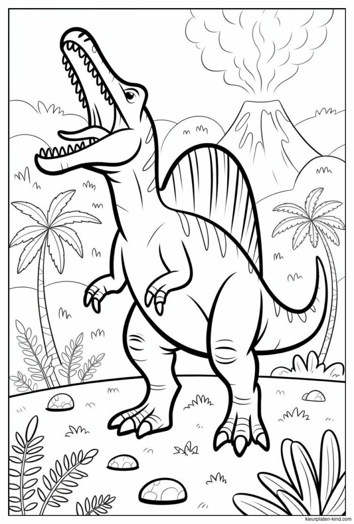 kleurplaat-van-een-brullende-spinosaurus-midden-in-een-prehistorisch-landschap-4c3808d4-b4f0-4390-9286-8b5aade370b1.png