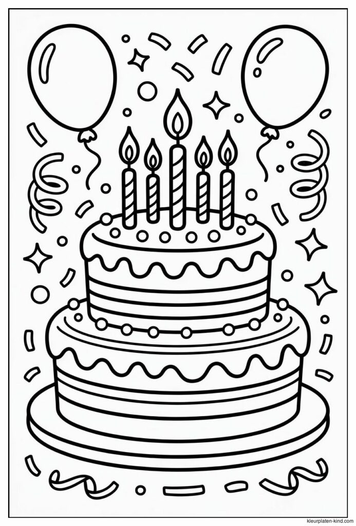 kleurplaat-van-een-feesttaart-met-kaarsjes-en-confetti-eromheen-63410e95-1997-4278-bce7-c6223120ba0c.png