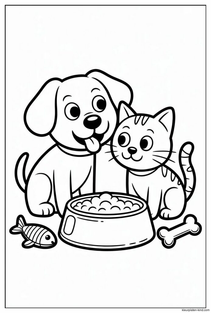 kleurplaat-van-een-hond-en-kat-die-samen-uit-een-bakje-eten-1d57a85b-44e6-4de9-b002-d5d60839d05f.png