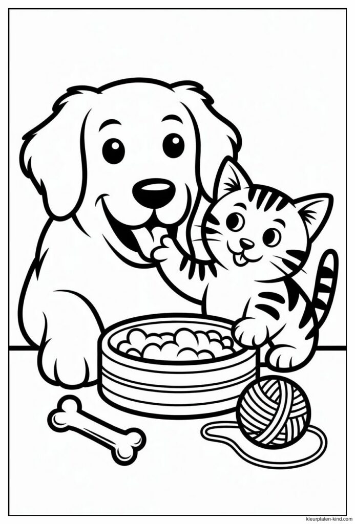 kleurplaat-van-een-hond-en-kat-die-samen-uit-een-bakje-eten-8e6a9278-51b6-4a79-a5b9-0691c2937335.png