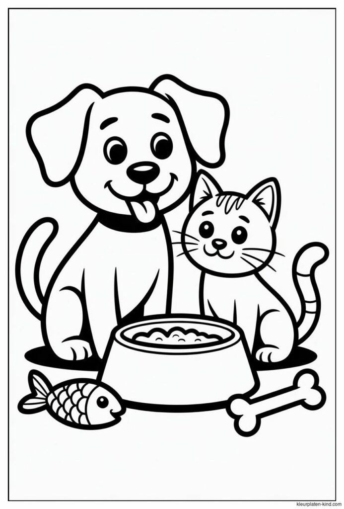 kleurplaat-van-een-hond-en-kat-die-samen-uit-een-bakje-eten-e3ee822a-f8b2-4a52-b0f9-190c967b28a3.png
