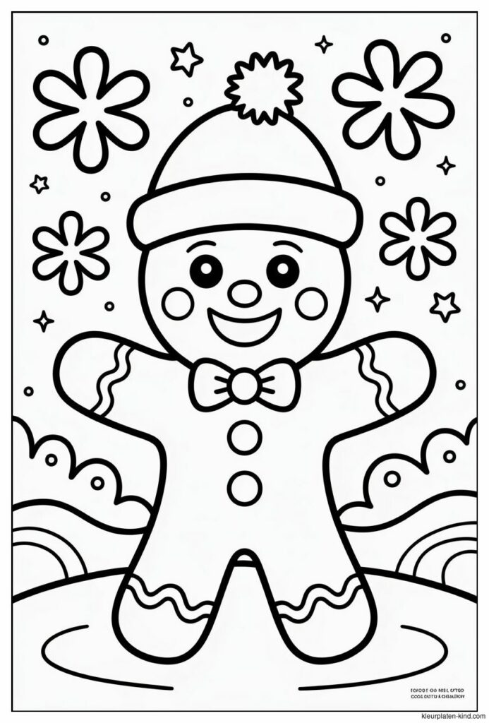 kleurplaat-van-een-peperkoekmannetje-met-een-kerstmuts-en-sneeuwvlokken-bbcf596b-f609-45af-8f6f-c29b9705c47b.png