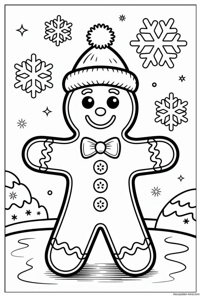 kleurplaat-van-een-peperkoekmannetje-met-een-kerstmuts-en-sneeuwvlokken-ca9bc177-eeb9-49f4-992d-f609163da7af.png