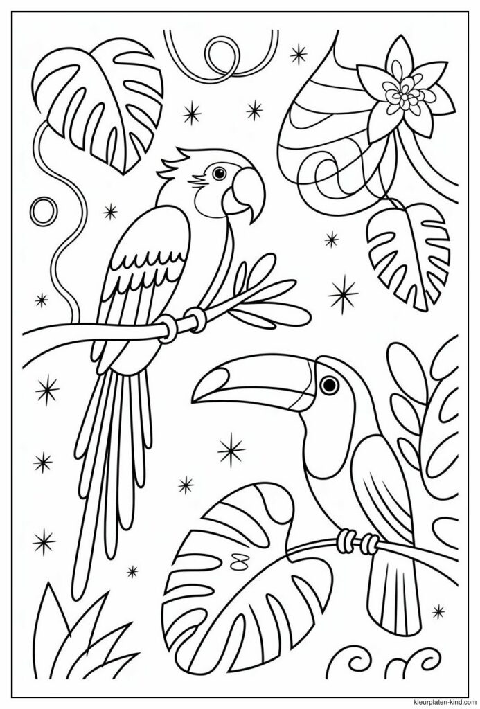 kleurplaat-van-kleurrijke-junglevogels-zoals-papegaaien-en-toekans-in-de-bomen-0578f67a-6a60-4e55-b034-8e0be833f830.png