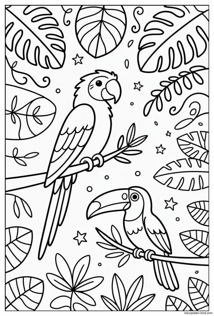 kleurplaat-van-kleurrijke-junglevogels-zoals-papegaaien-en-toekans-in-de-bomen-61b359f0-da95-4e9d-9f5e-00551105520e.png