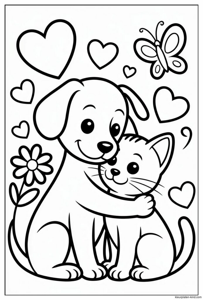 kleurplaat-waarin-de-hond-en-kat-knuffelen-met-hartjes-om-hen-heen-b0ac7b03-c035-42b1-b292-da9cadafe905.png