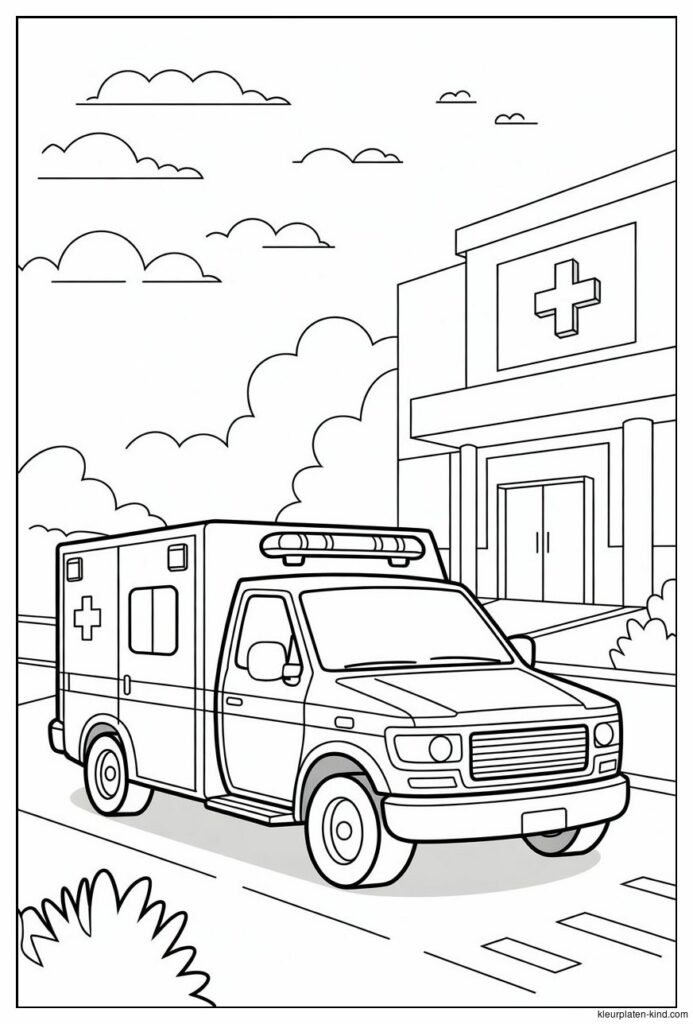 kleurplaat-waarin-een-ambulance-voor-een-ziekenhuis-staat-geparkeerd-ea421fa0-e8e8-4109-a0c5-21a837c7d86f.png