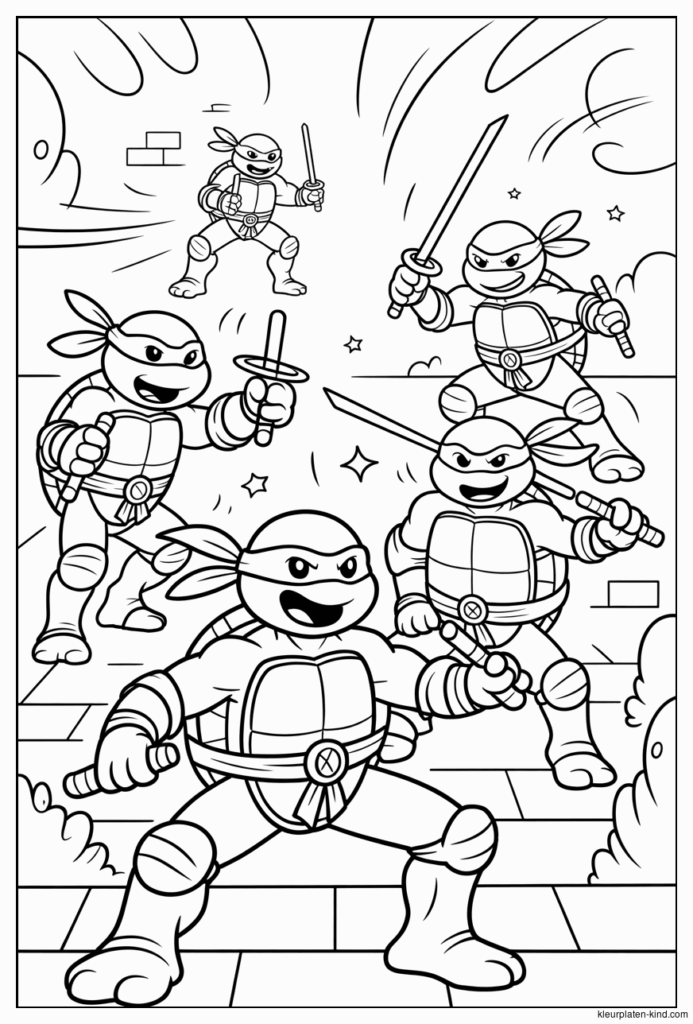 ninja-turtles-kleurplaat-waarin-alle-vier-de-turtles-samen-vechten-tegen-slechteriken-bae6610b-60ef-429c-b3cd-2af78a71ae91.png