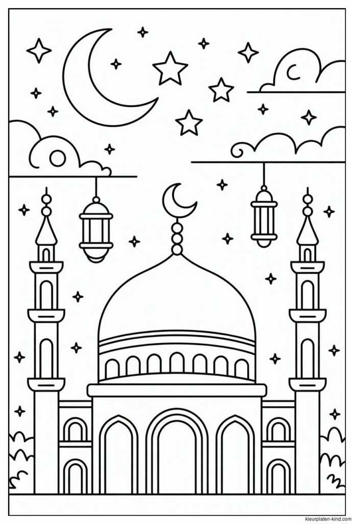 ramadan-kleurplaat-waarin-een-moskee-prachtig-verlicht-is-in-de-avond-08d81f58-96d9-4d43-a371-e0af6a5c4d26.png