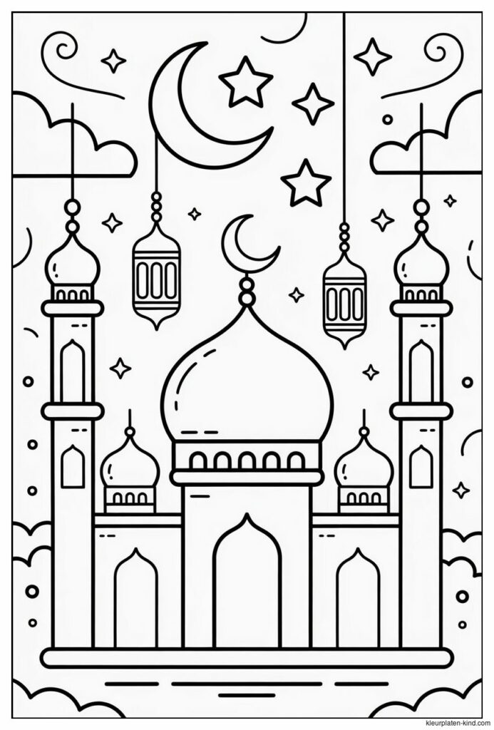 ramadan-kleurplaat-waarin-een-moskee-prachtig-verlicht-is-in-de-avond-16b7297b-0ebc-41eb-9f4d-b161371a5142.png