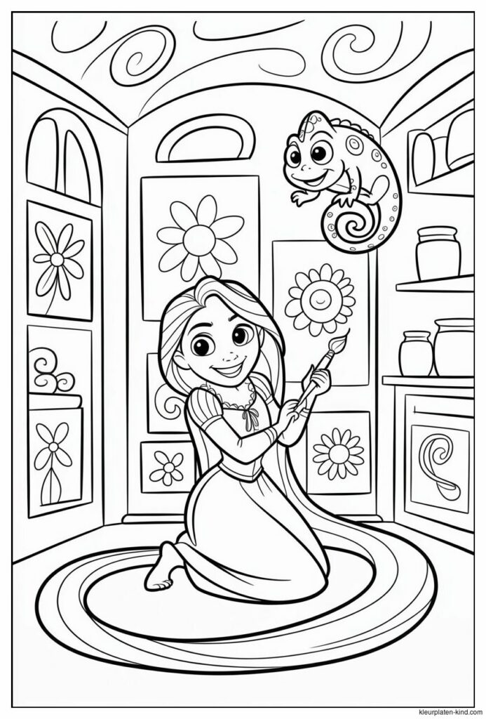 rapunzel-kleurplaat-in-de-toren-met-haar-schilderijen-en-pascal-c0805943-3a7b-4a2b-a48c-3bb8394101d4.png