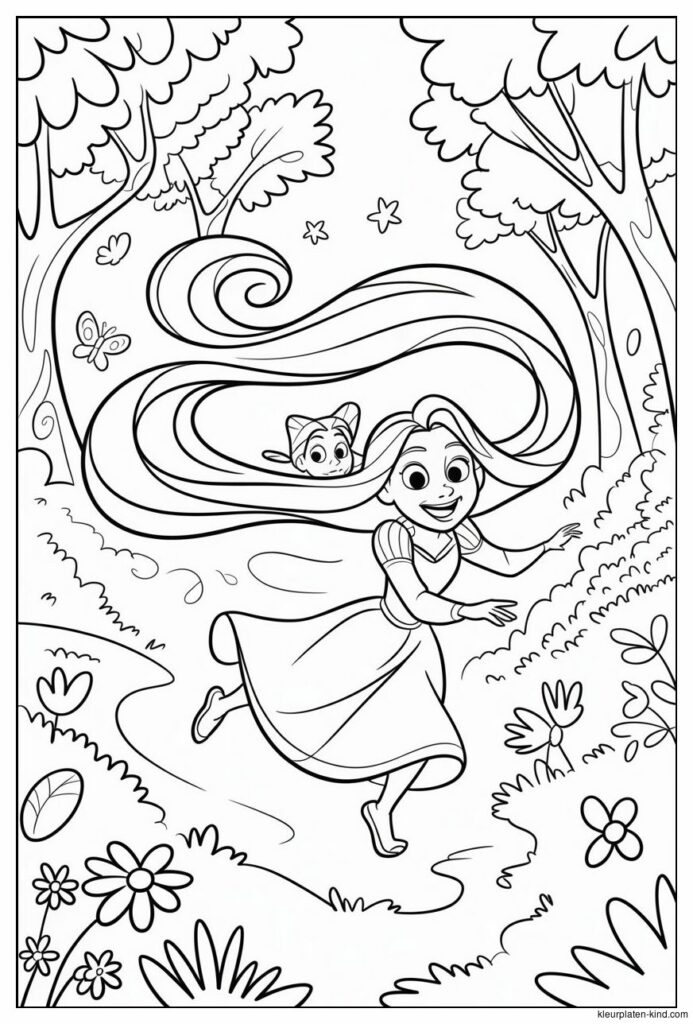 rapunzel-kleurplaat-waarin-ze-door-het-bos-rent-met-haar-haar-achter-zich-aan-64c9eec3-32a0-48a1-bebb-b012226df5a3.png